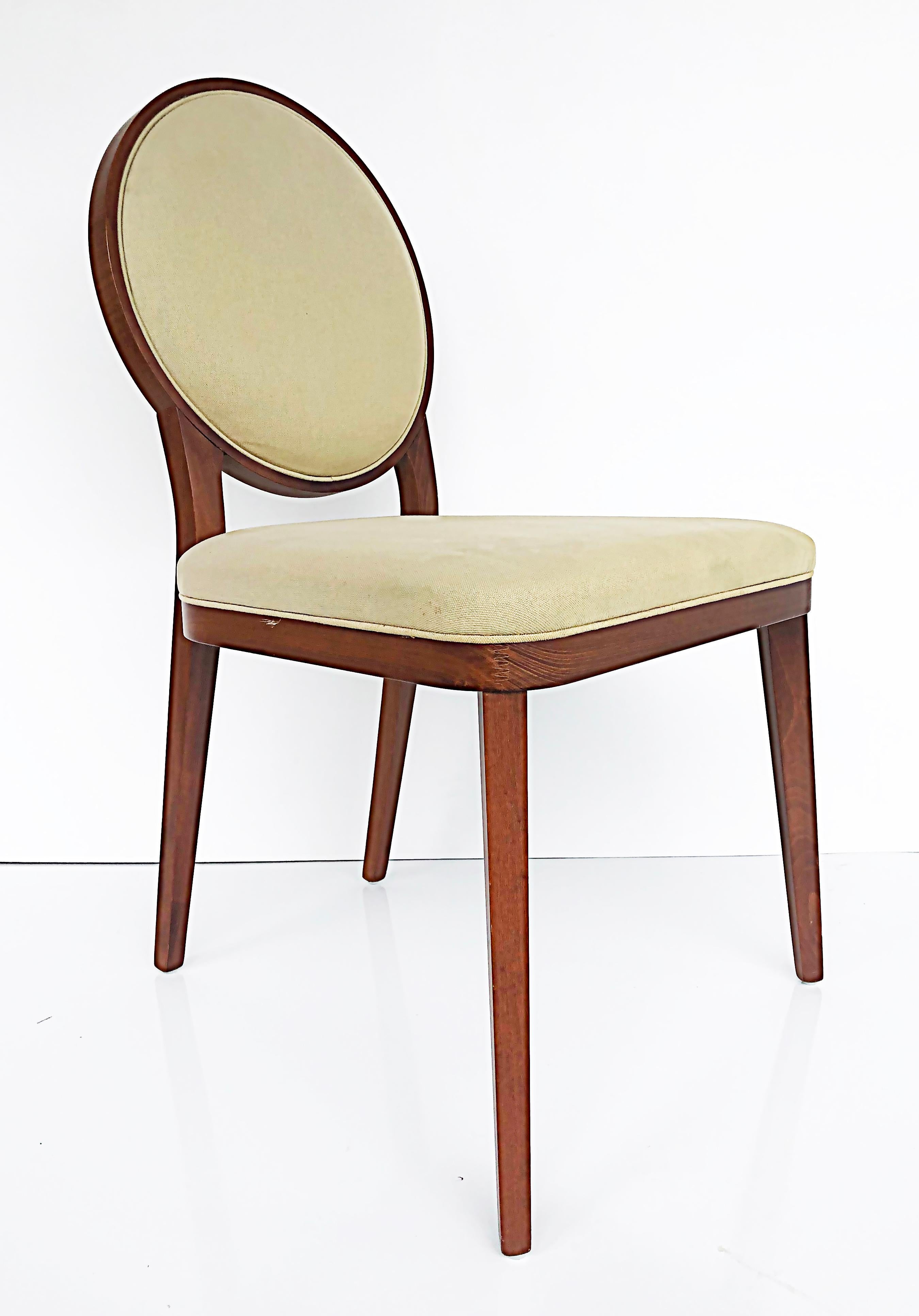 Bross Studio Riforma Italy Art Deco Style Beech Wood Chairs, Set of 6 5