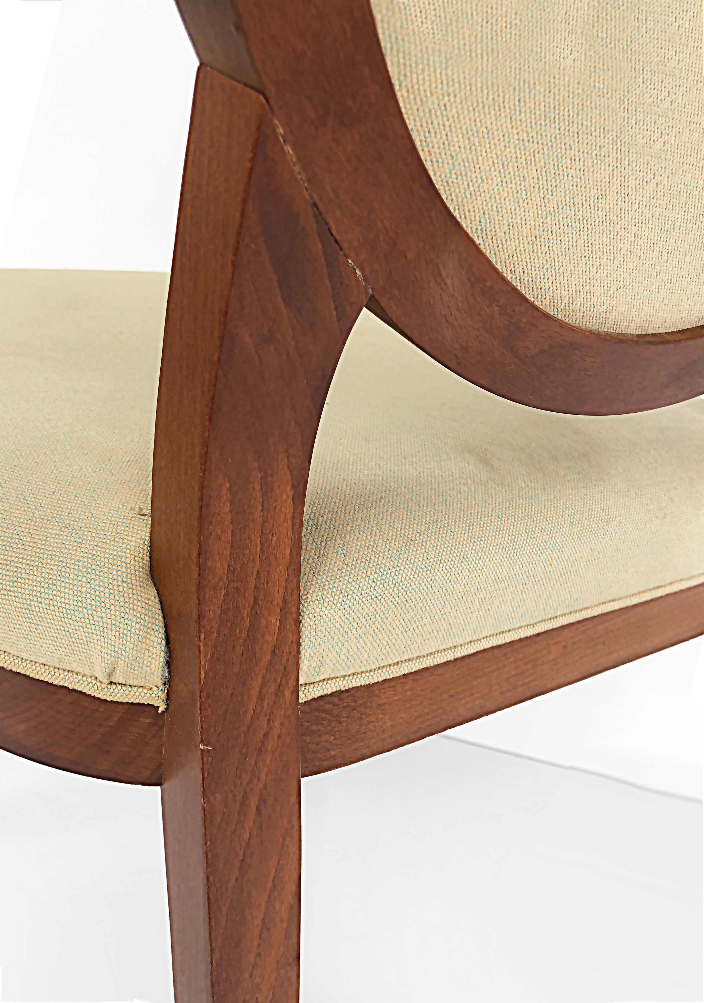 Bross Studio Riforma Italy Art Deco Style Beech Wood Chairs, Set of 6 8
