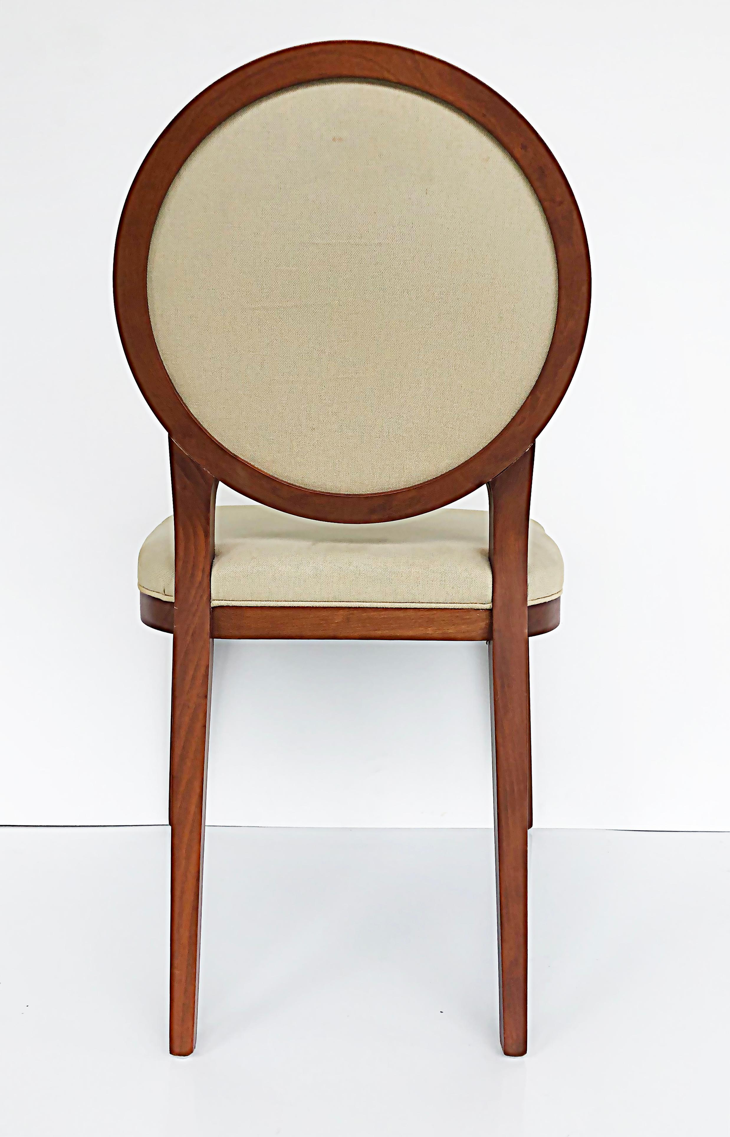 Bross Studio Riforma Italy Art Deco Style Beech Wood Chairs, Set of 6 2