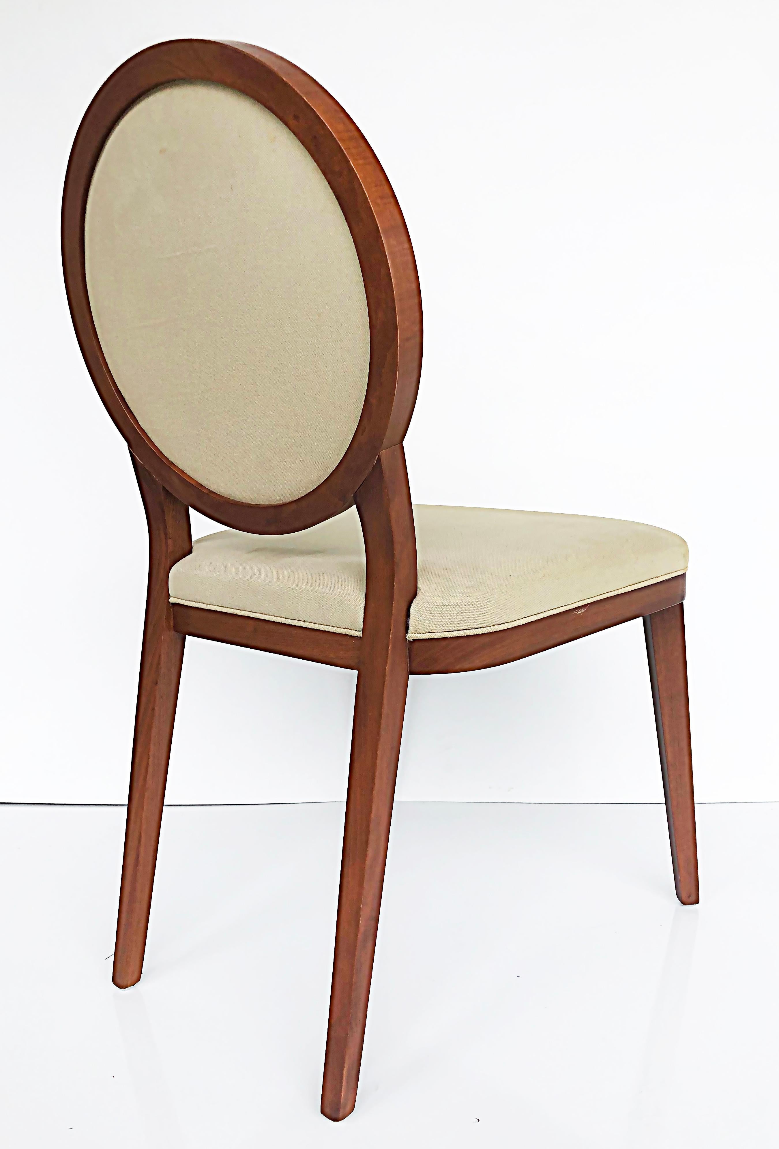 Bross Studio Riforma Italy Art Deco Style Beech Wood Chairs, Set of 6 3