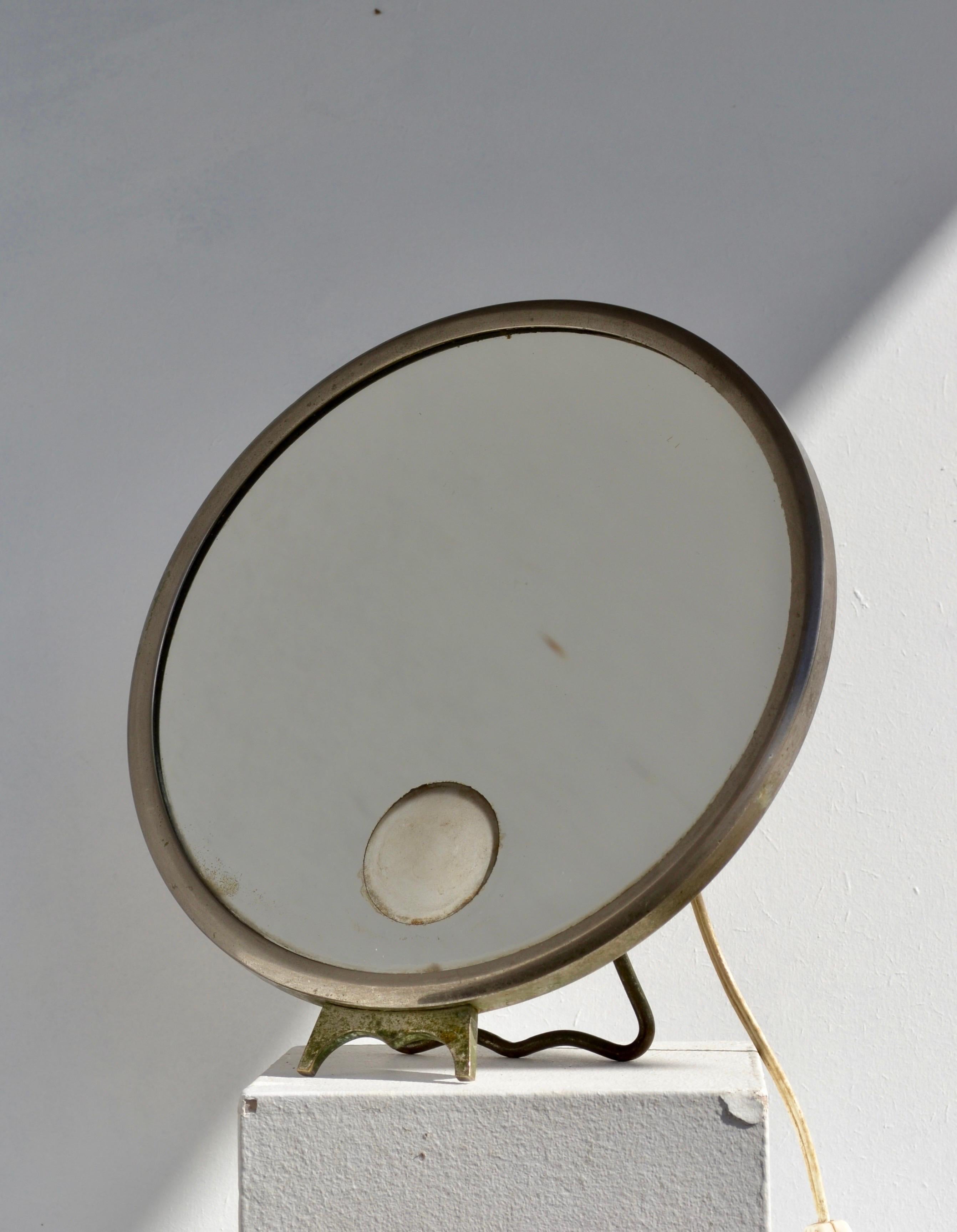 Métal Miroir mural éclairé Brot 