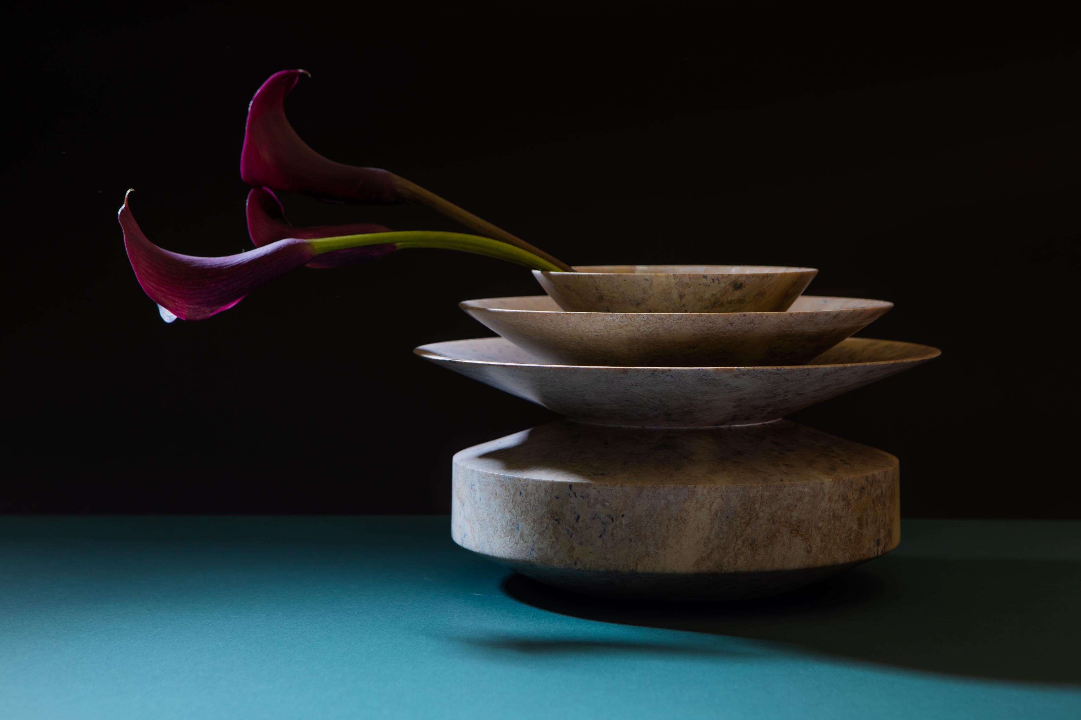 Modern Brota 1, Soapstone Vase by Alva Design For Sale