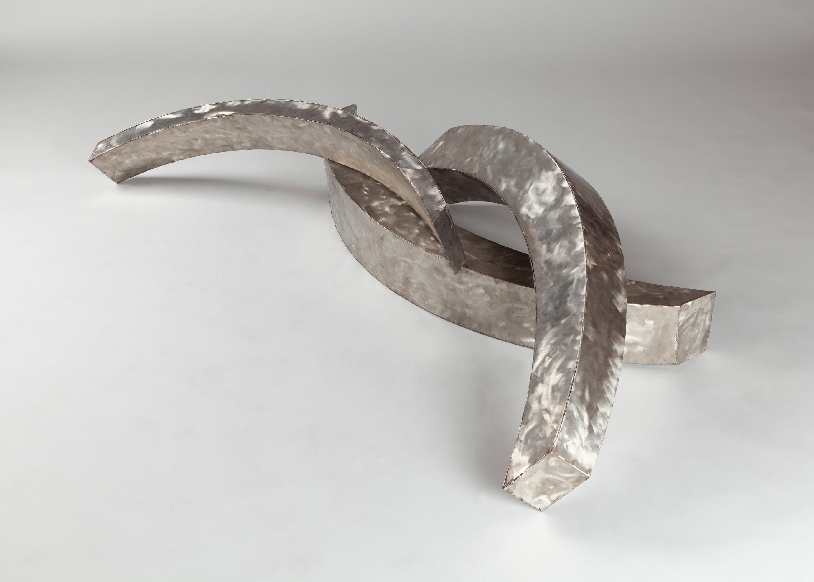 Untitled (2) - Gray Abstract Sculpture by Brother Mel Meyer