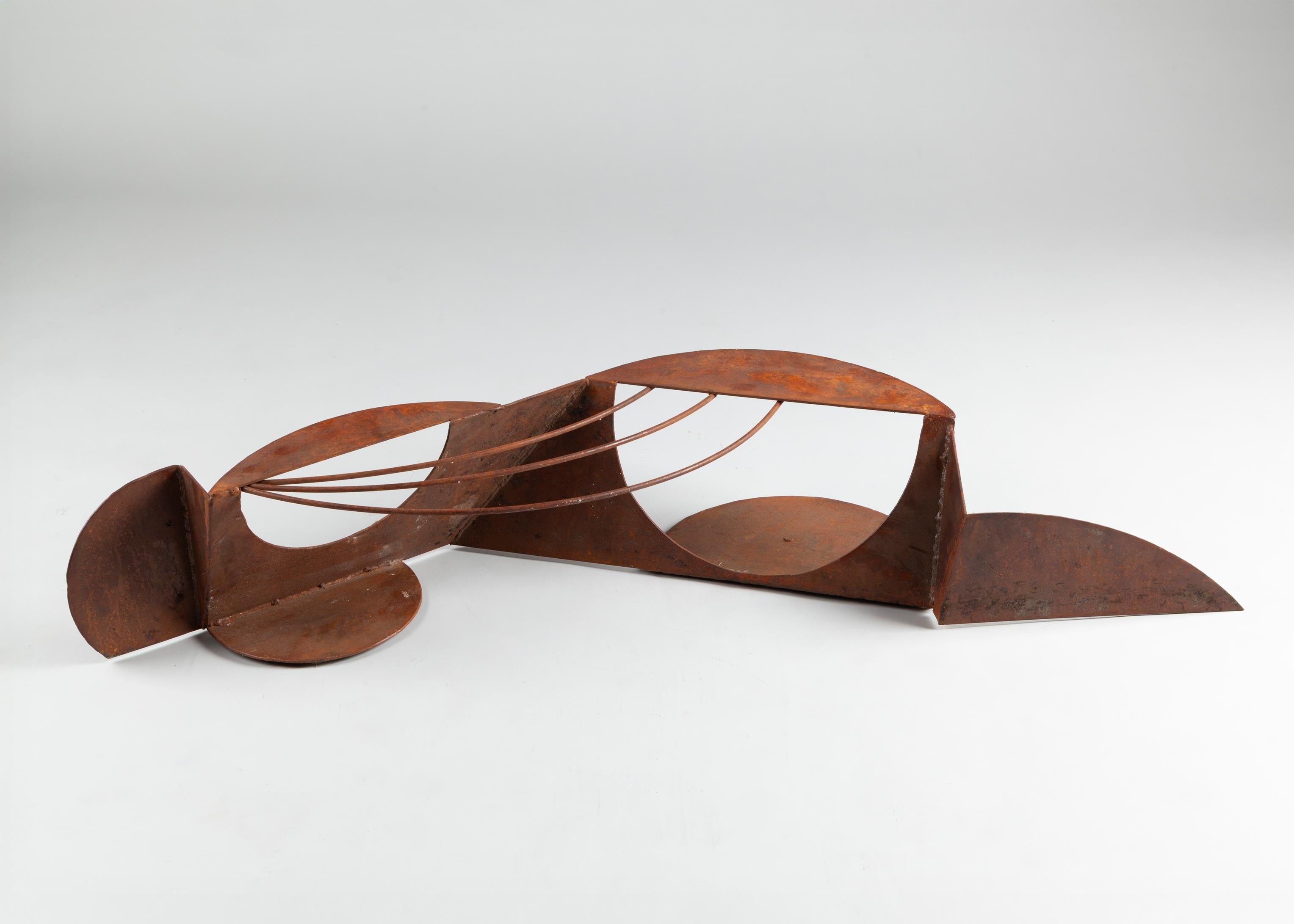 Untitled (5) - Gray Abstract Sculpture by Brother Mel Meyer