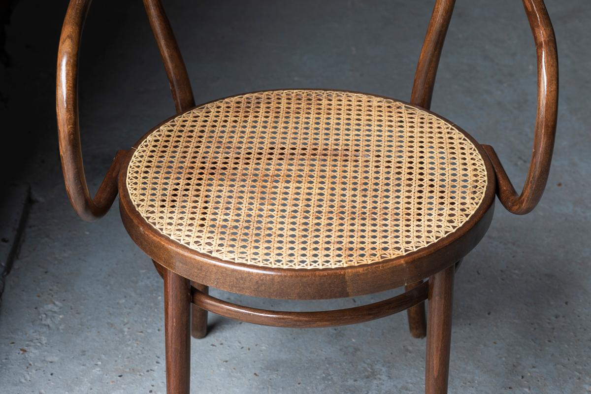 Frères Thonet Ensemble de 8 fauteuils pour Ligna Drevounia, Tchécoslovaquie, années 1960 en vente 2