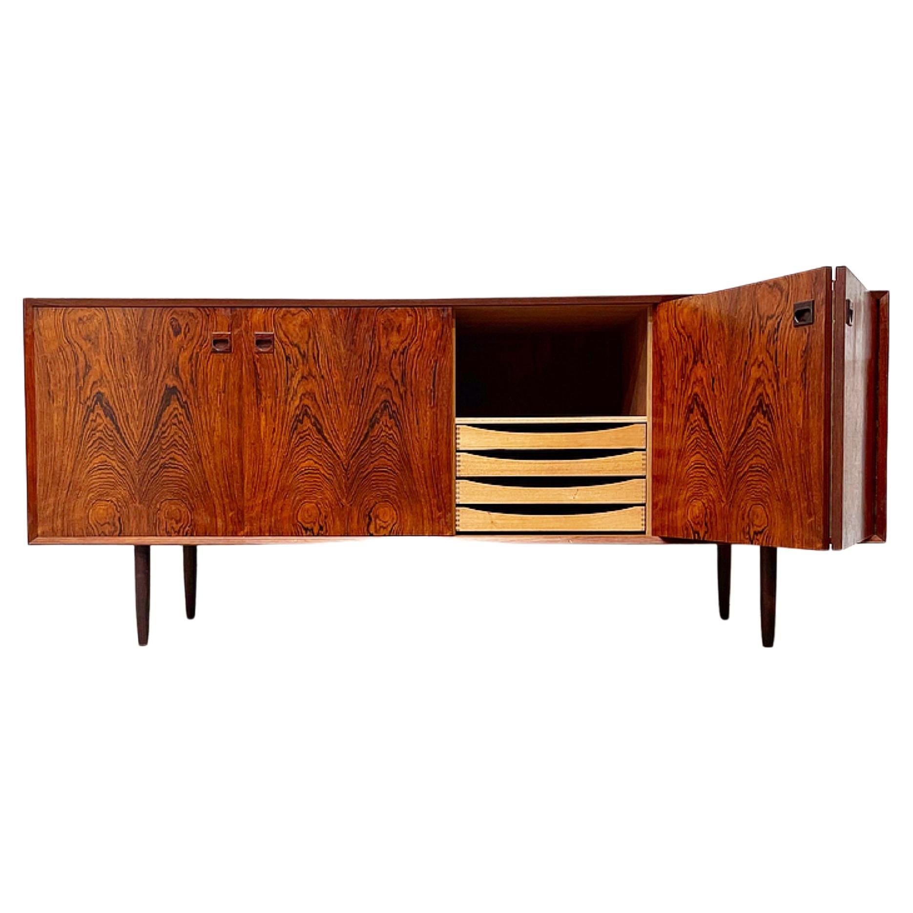 Superb Adrian Pearsall Petite Brutalist Credenza or Console, Mid