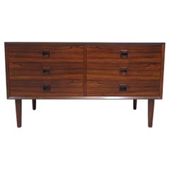 Vintage Brouer Mobelfabrik Rosewood Six Drawer Dresser Cabinet