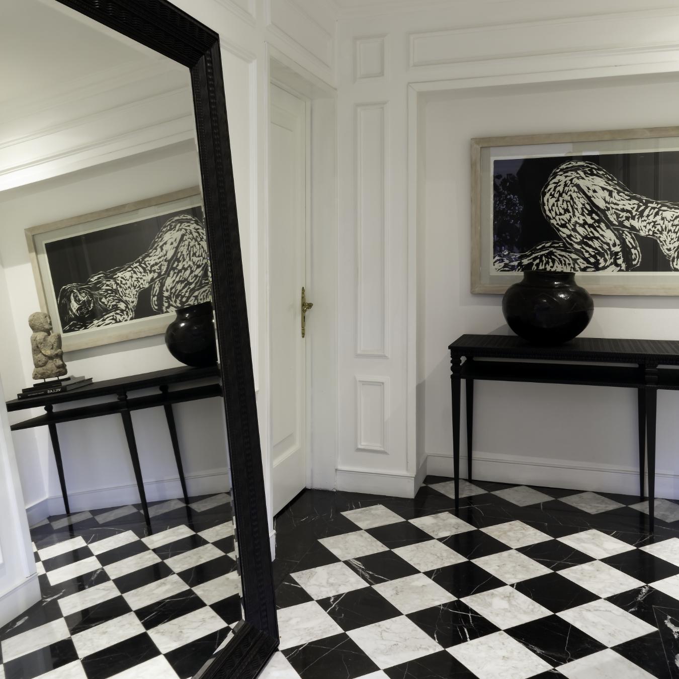 XXIe siècle et contemporain Miroir Broust avec moulures d'inspiration néerlandaise en vente