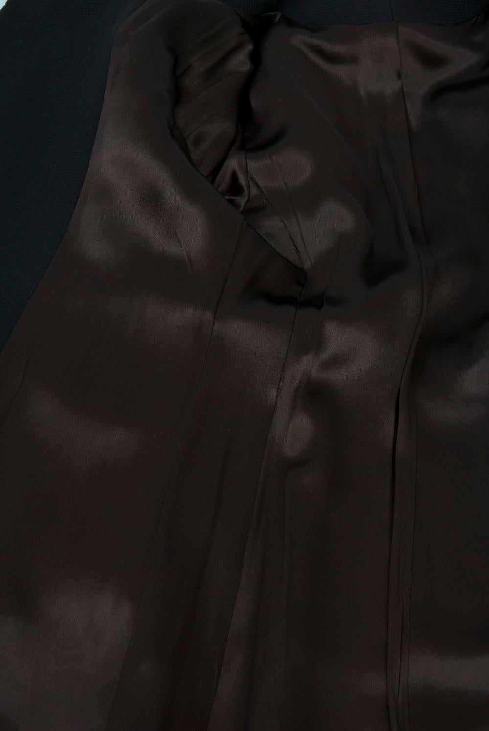 Cappotto marrone anni '60 con rifiniture persiane in vendita 5