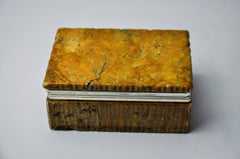 Brown alabaster box by Romano Bianchi, Italy, 1970