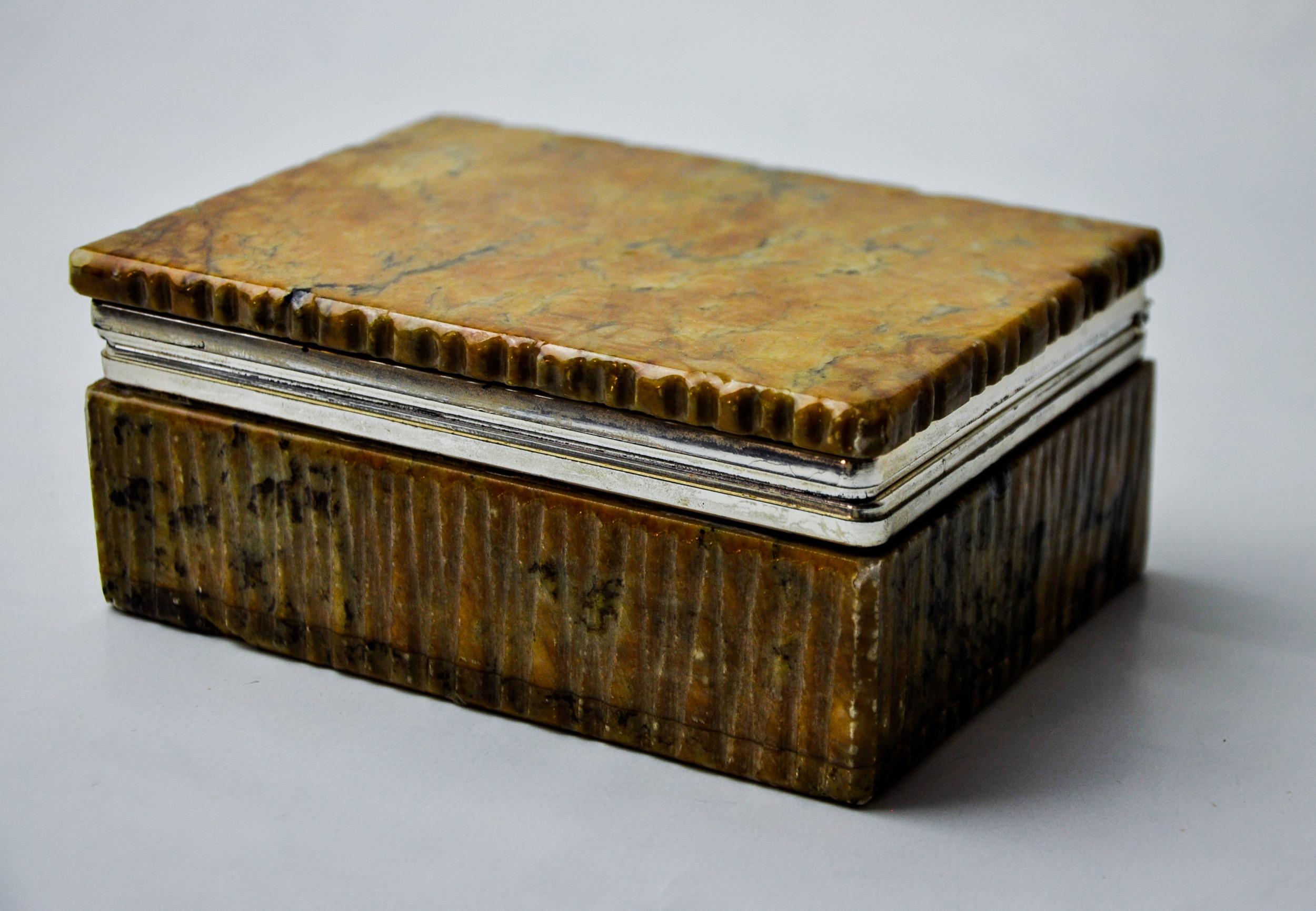 alabaster jewelry box