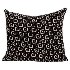 Brown and Beige Tribal Print Cotton Cushion