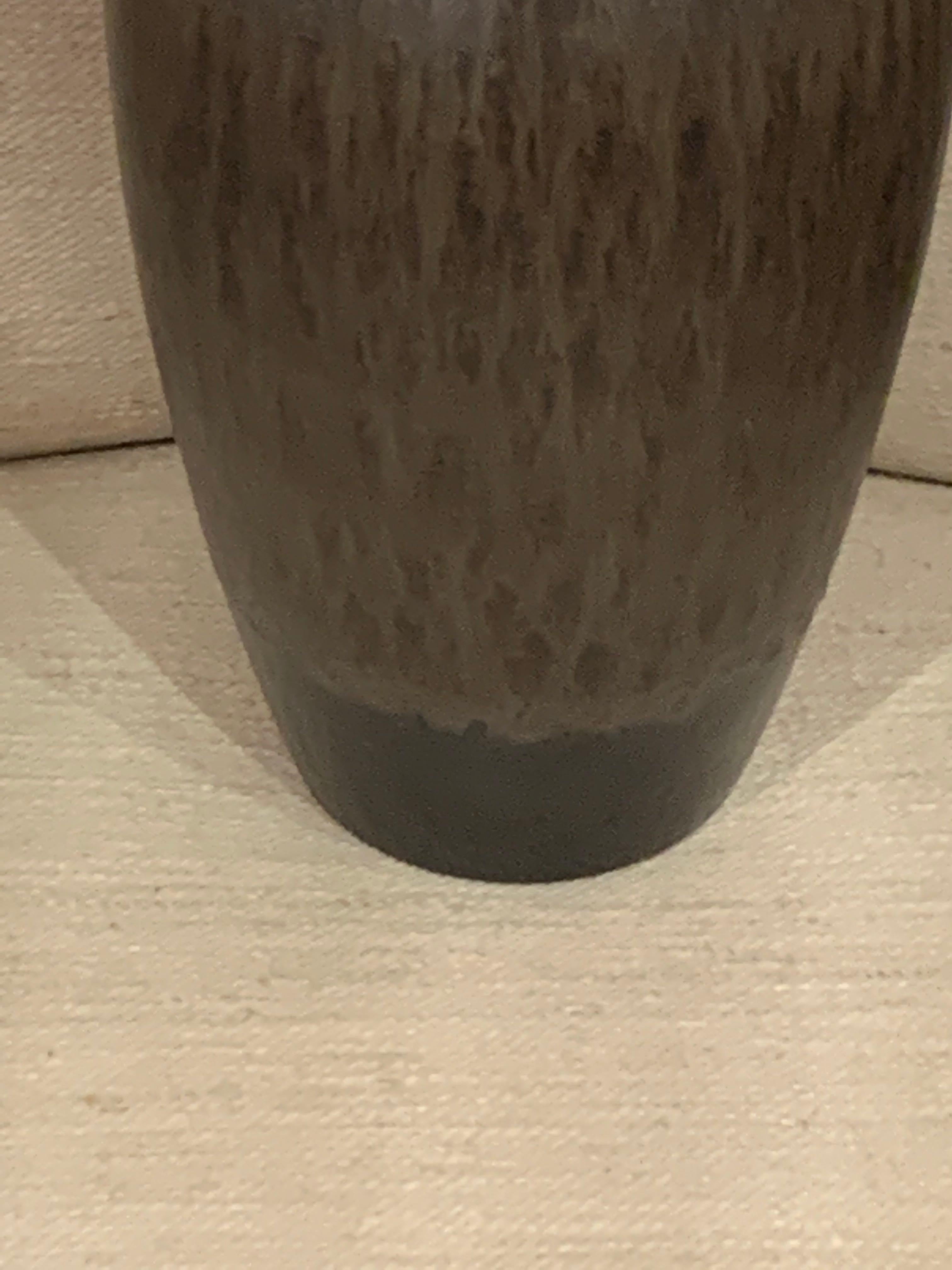 Brown and Black Streak Glazed Vase, China, Contemporary 3