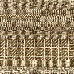 Tappeto persiano moderno Orley Shabahang "Rain", marrone e crema, 6' x 9'