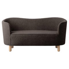 Brown and Natural Oak Sahco Nara Mingle Sofa by Lassen