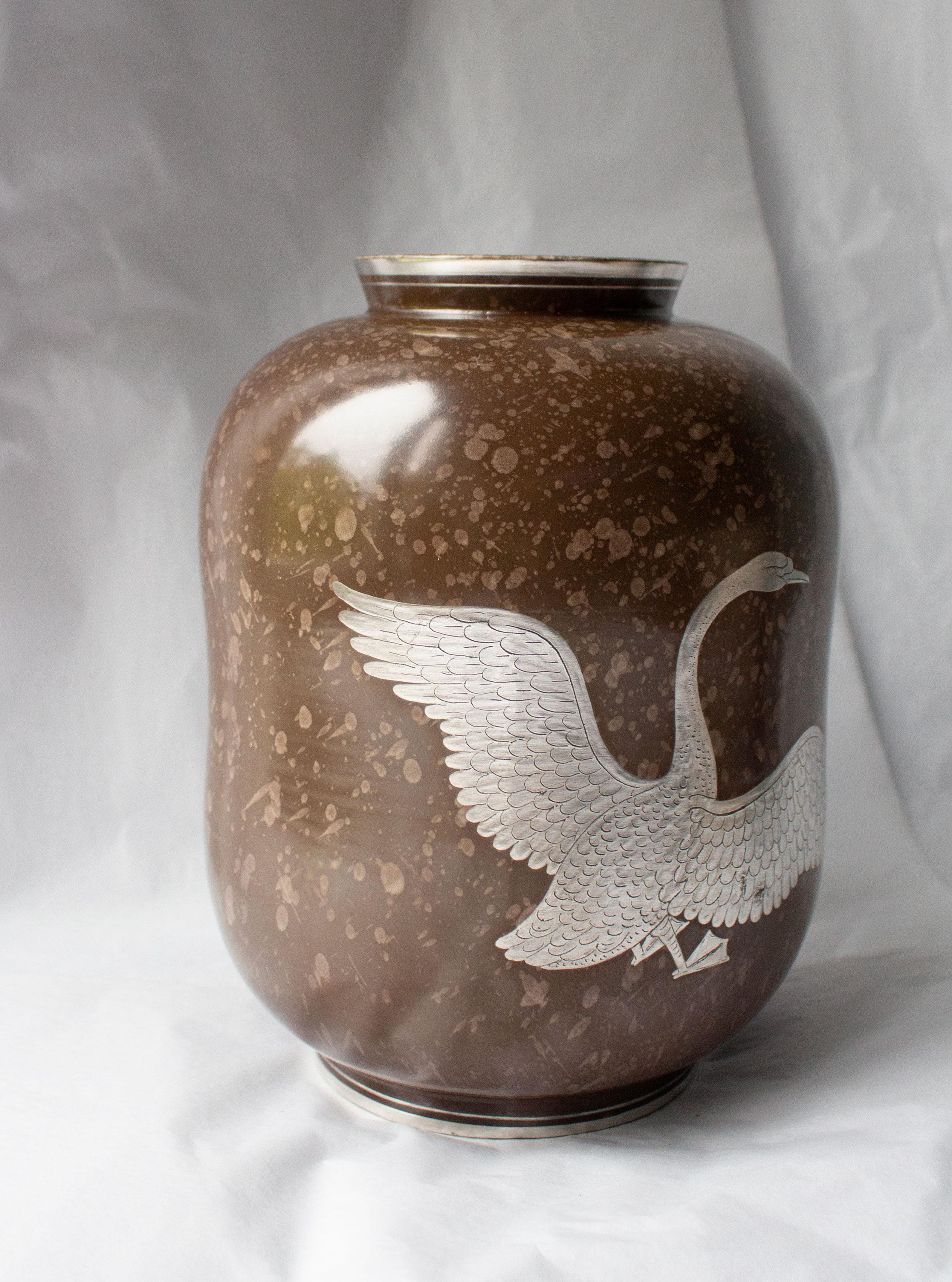 Brown and Silver 