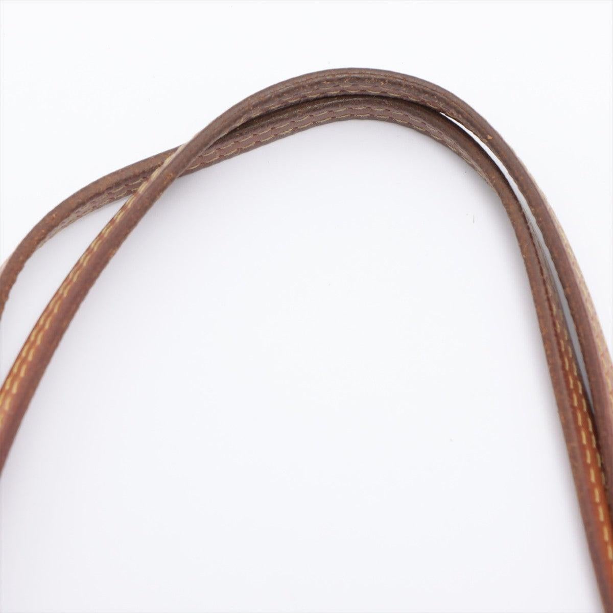 Louis Vuitton Neverfull GM mit goldfarbenem Monogramm aus beschichtetem Segeltuch mit braunem und hellbraunem Motiv im Angebot 1
