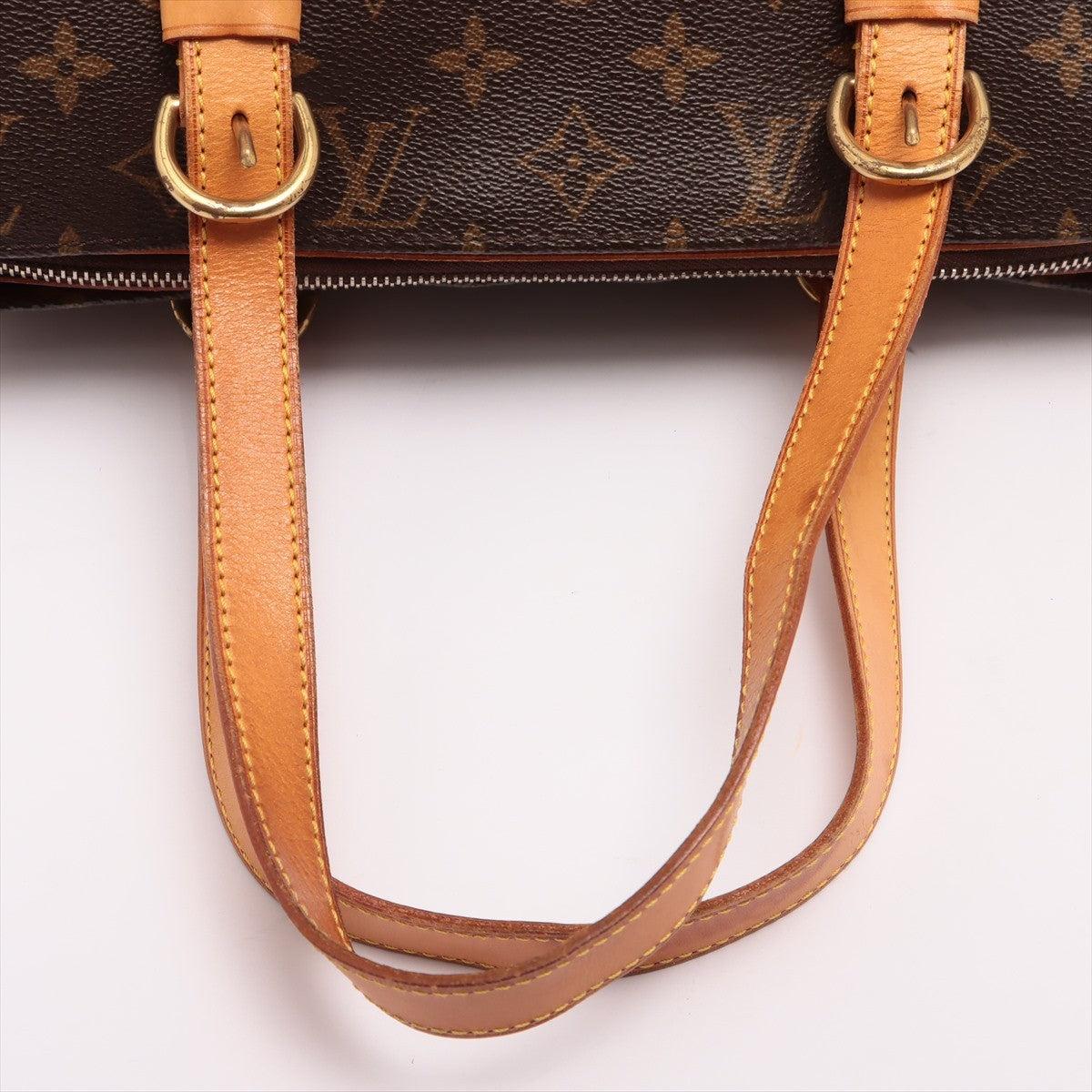 Louis Vuitton Popincourt Haut Tragetasche aus beschichtetem Segeltuch mit Monogramm in Braun und Hellbraun Damen