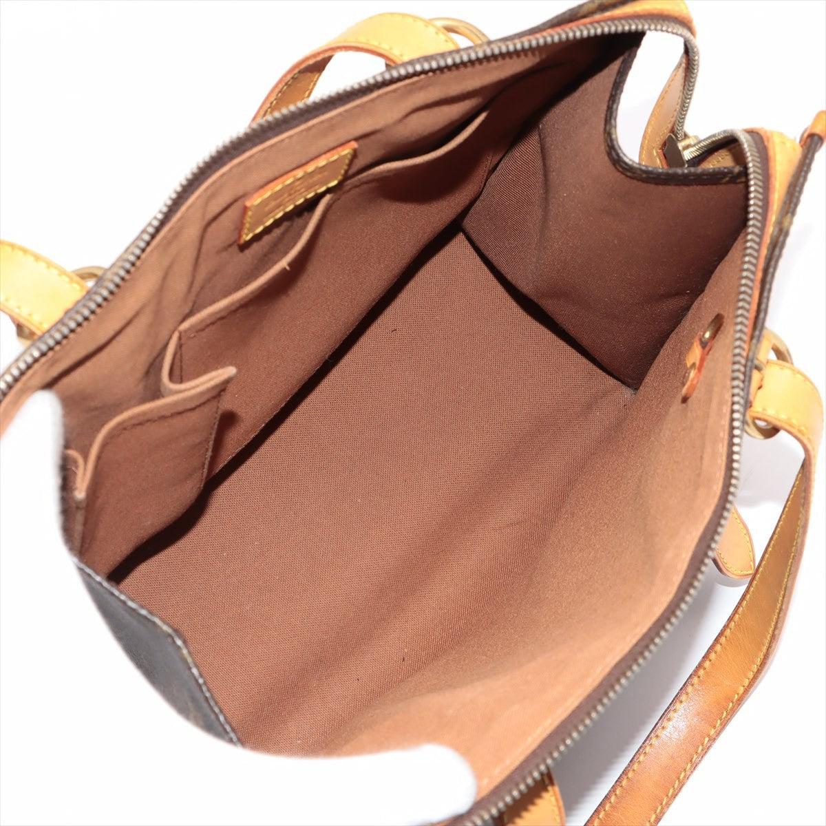 Louis Vuitton Popincourt Haut Tragetasche aus beschichtetem Segeltuch mit Monogramm in Braun und Hellbraun 3