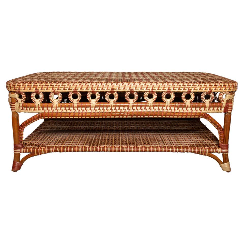 Rattan Coffee and Cocktail Tables - 394 For Sale at 1stDibs | vintage ...