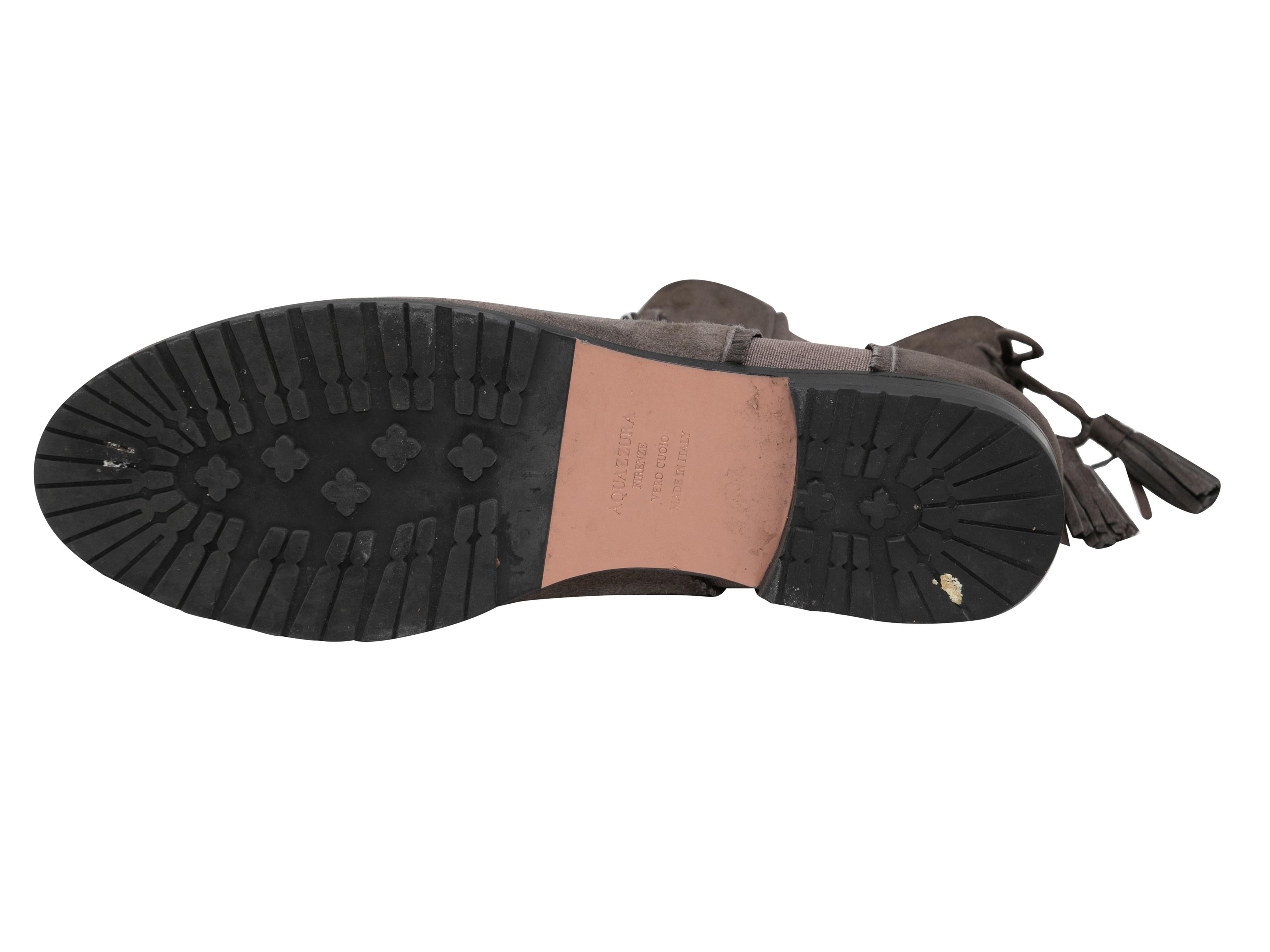 Donna Stivaletti in pelle scamosciata marrone Aquazzura misura 37 in vendita