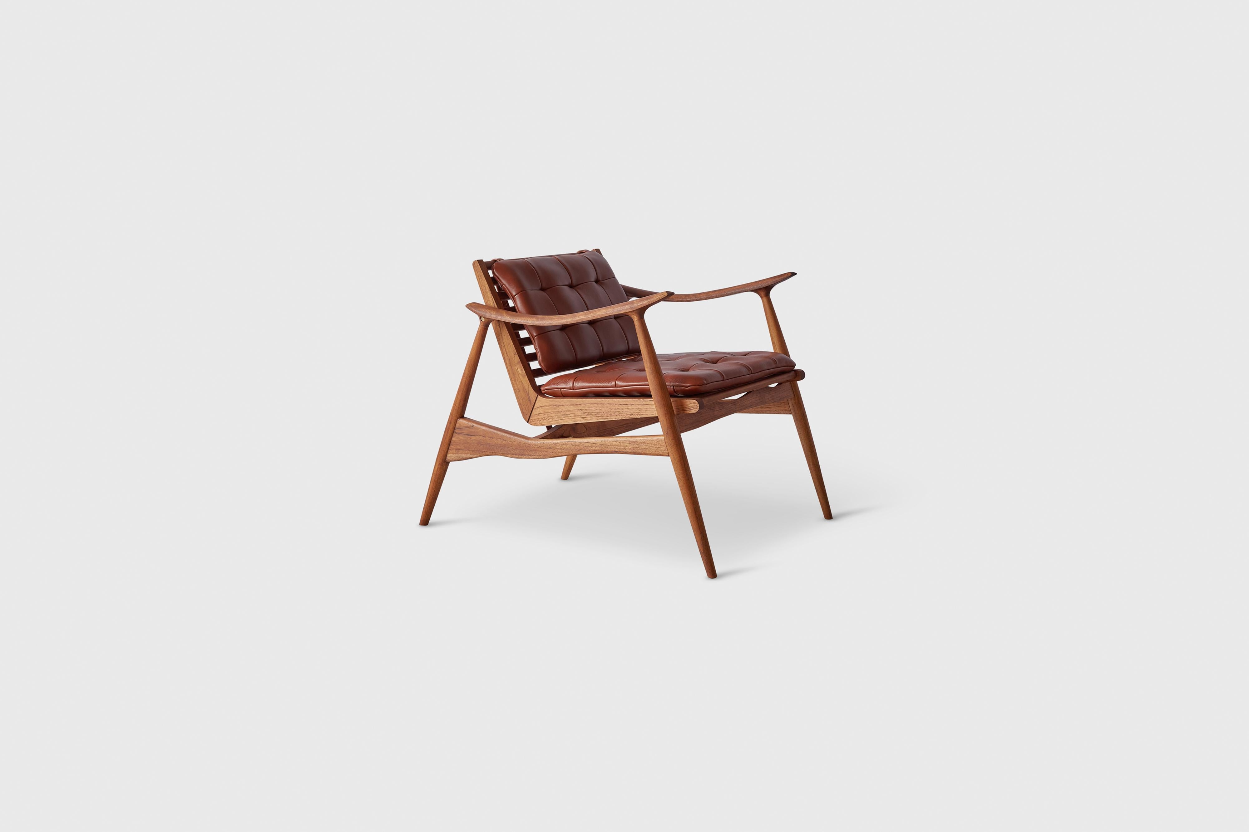 Brown Atra lounge chair by Atra Design
Dimensions: D 92 x W 66 x H 73 cm
Materials: leather, mahogany, walnut
Available in other colors.

Atra Design
We are Atra, a furniture brand produced by Atra form a mexico city–based high end production