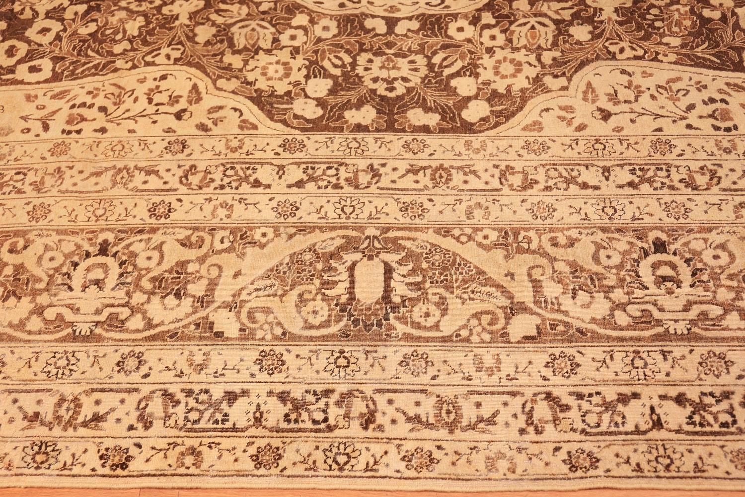 Finely Woven and Decorative Large Antique Persian Tabriz Rug, Country of Origin / Rug Type: Persia Rugs, Circa Date: First Quarter of The 20th Century. Size: 12 ft x 18 ft (3.66 m x 5.49 m)

