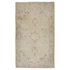 Tapis turc vintage Brown & Beige 4'7" x 7'9"