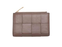 Brown Bottega Veneta Intrecciato Bifold Wallet