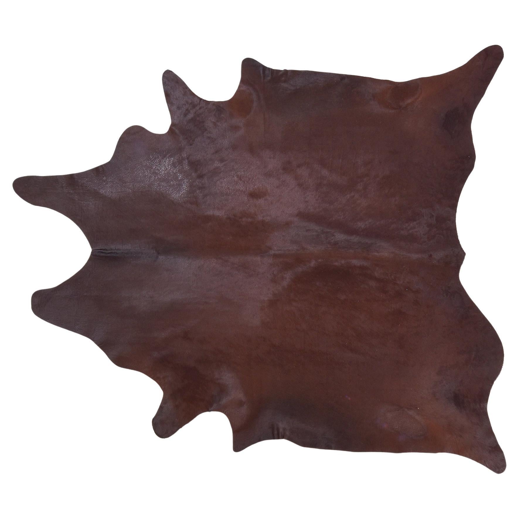 Brown Bovine Leather For Sale