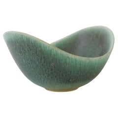 Green Bowl, Gunnar Nylund, Rörstrand, Scandinavian Mid-Century Vintage