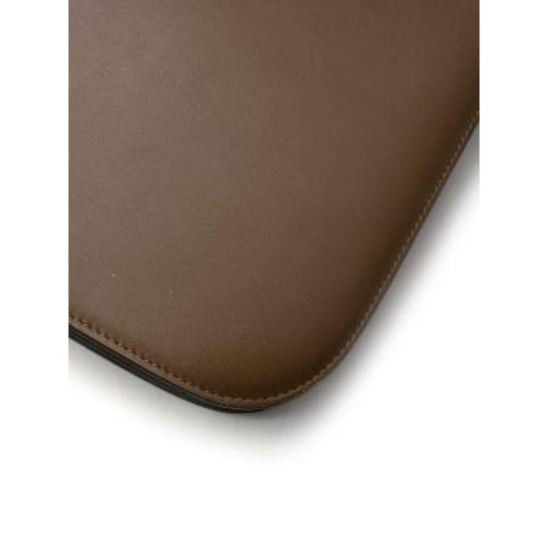 Brown Box Calfskin Medium Classic Box Bag For Sale 3