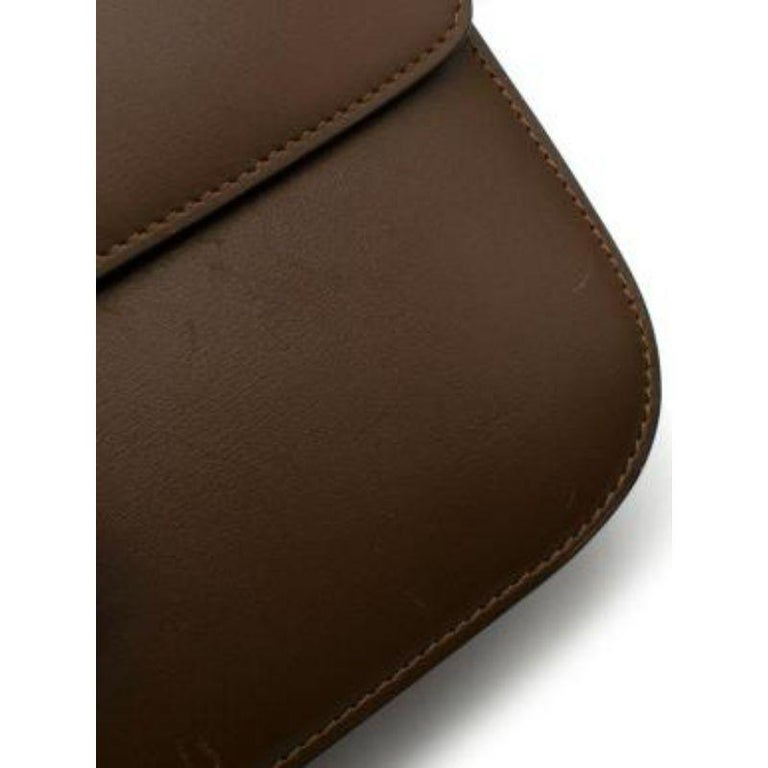 MEDIUM SHELL BAG 33 IN BRONZE BROWN CALFSKIN main image 0