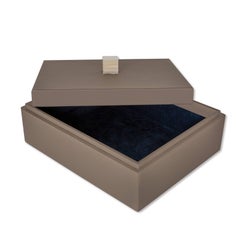 Braune Box mit Deckel