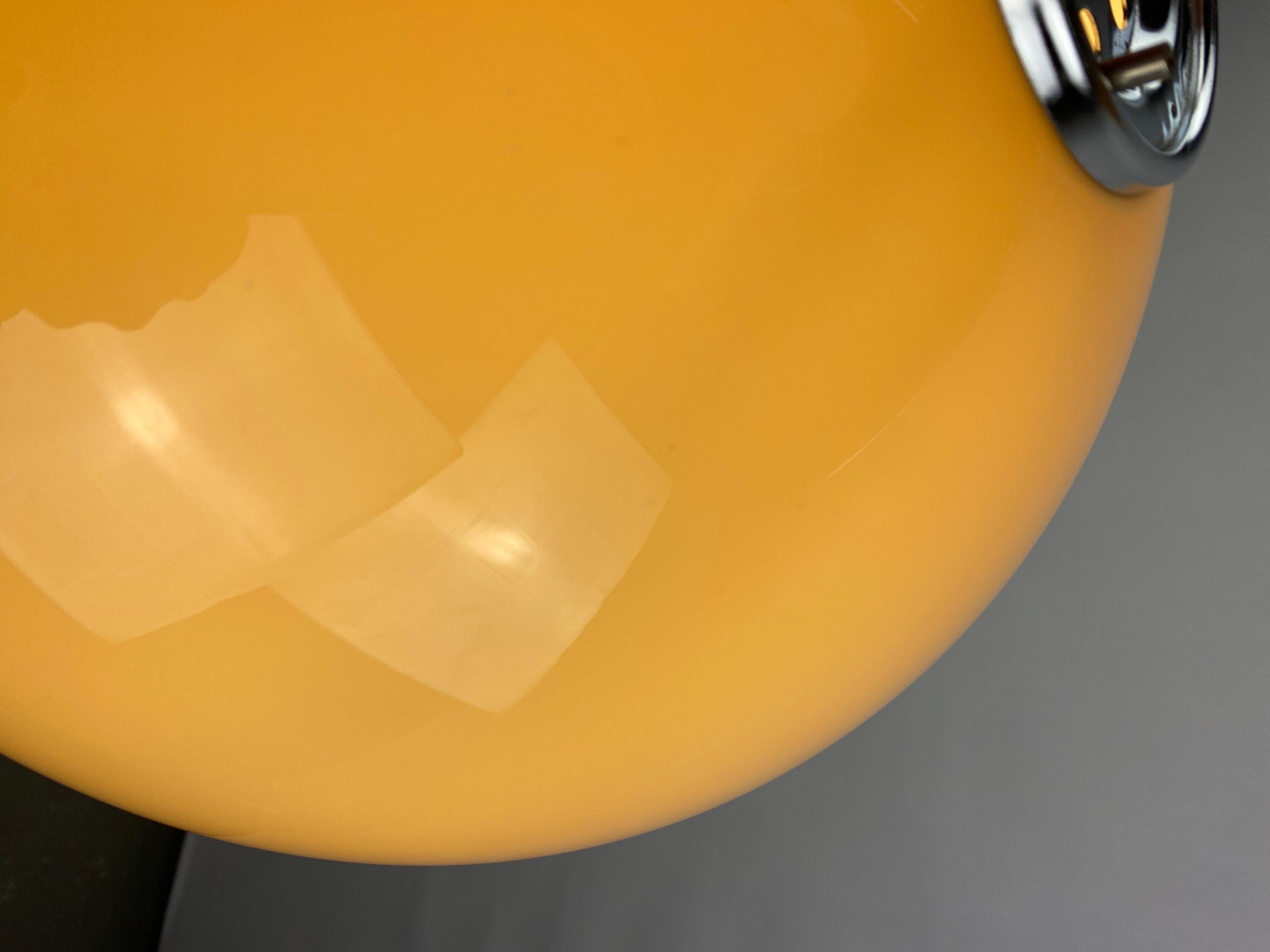 Lampe suspendue Brown BUD conçue par Harvey Guzzini pour Meblo 1960 4