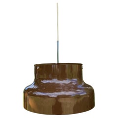 Brown Bumling Pendant by Anders Pehrson for Ateljé Lyktan, 1968