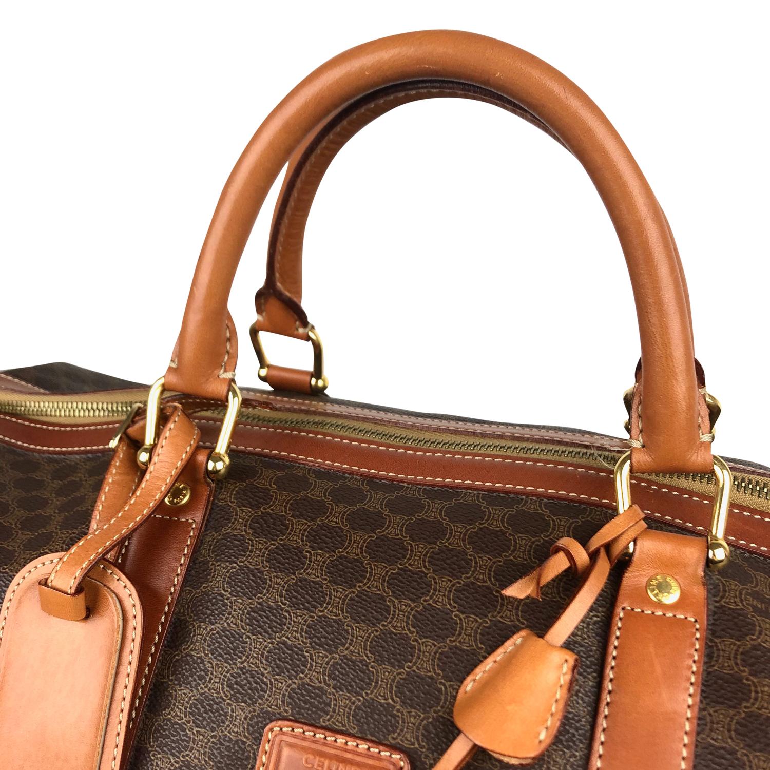 Women's or Men's Brown Celine Macadam Weekend Bag