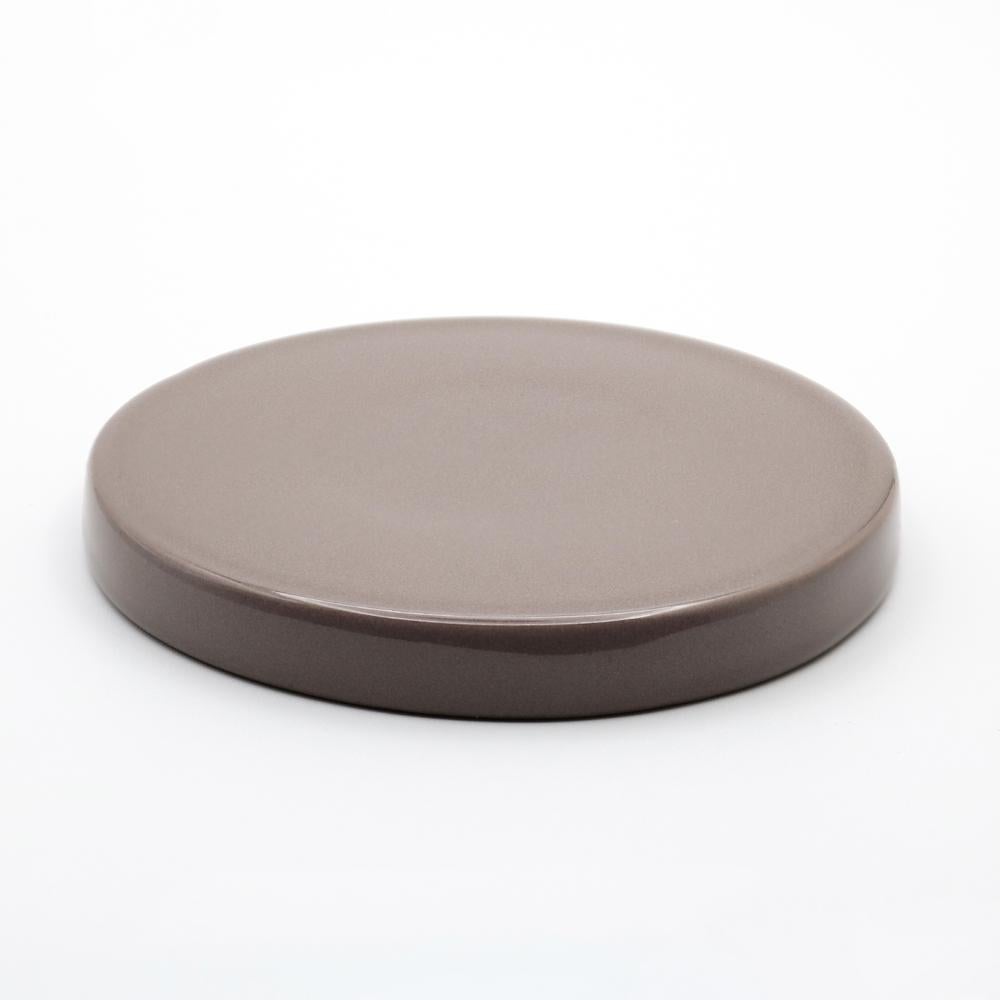 Minimaliste - Socle en céramique Brown, petit, chargeur sans fil 15W en vente
