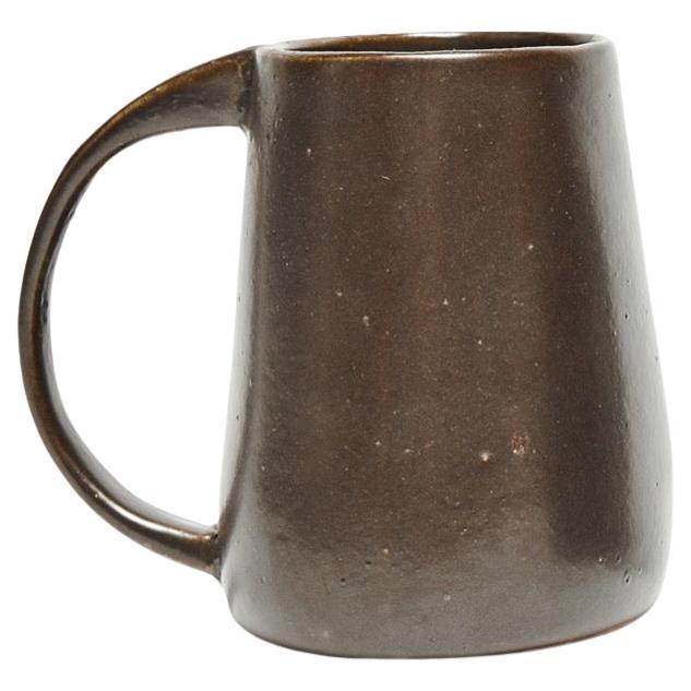 Tazza in ceramica Brown di David Gil per Bennington Potters, anni '60