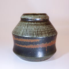 Brown Ceramic Vase - Carl-Harry Stålhane - Rörstrand - Mid 20th Century
