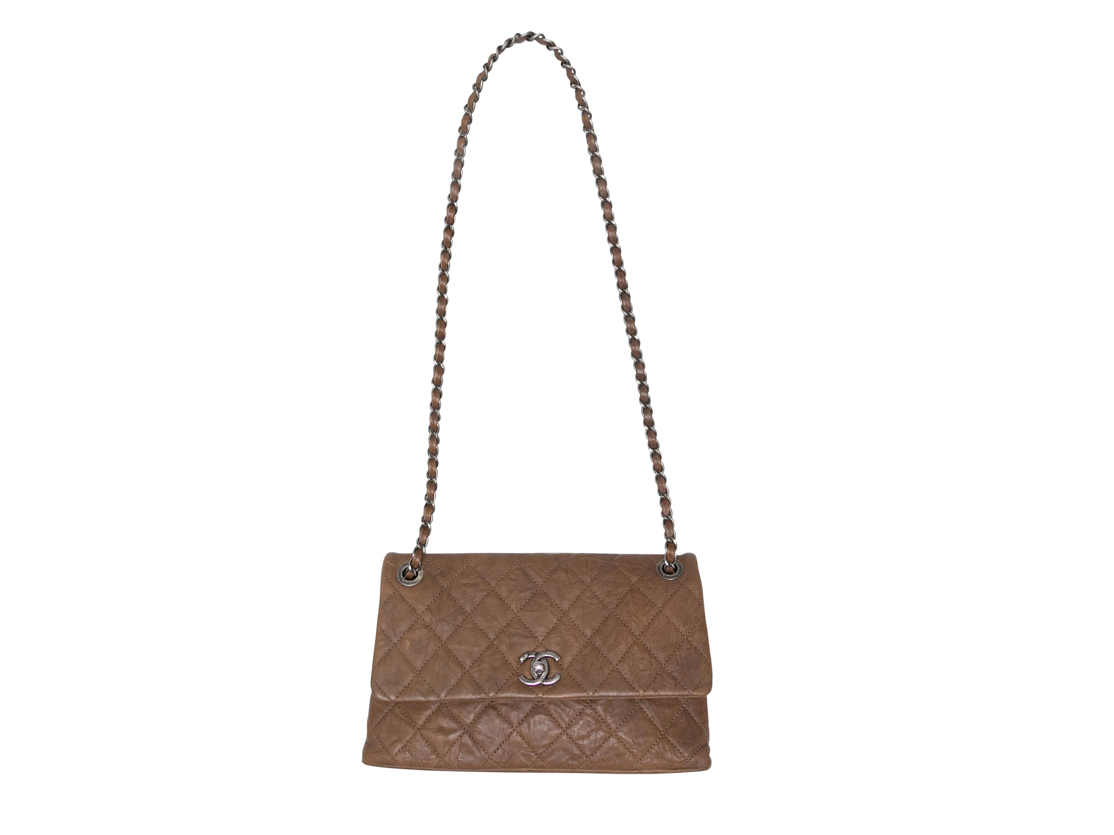 Women's Brown Chanel 2015 Paris-Salzburg Collection Quilted Flap Bag For Sale