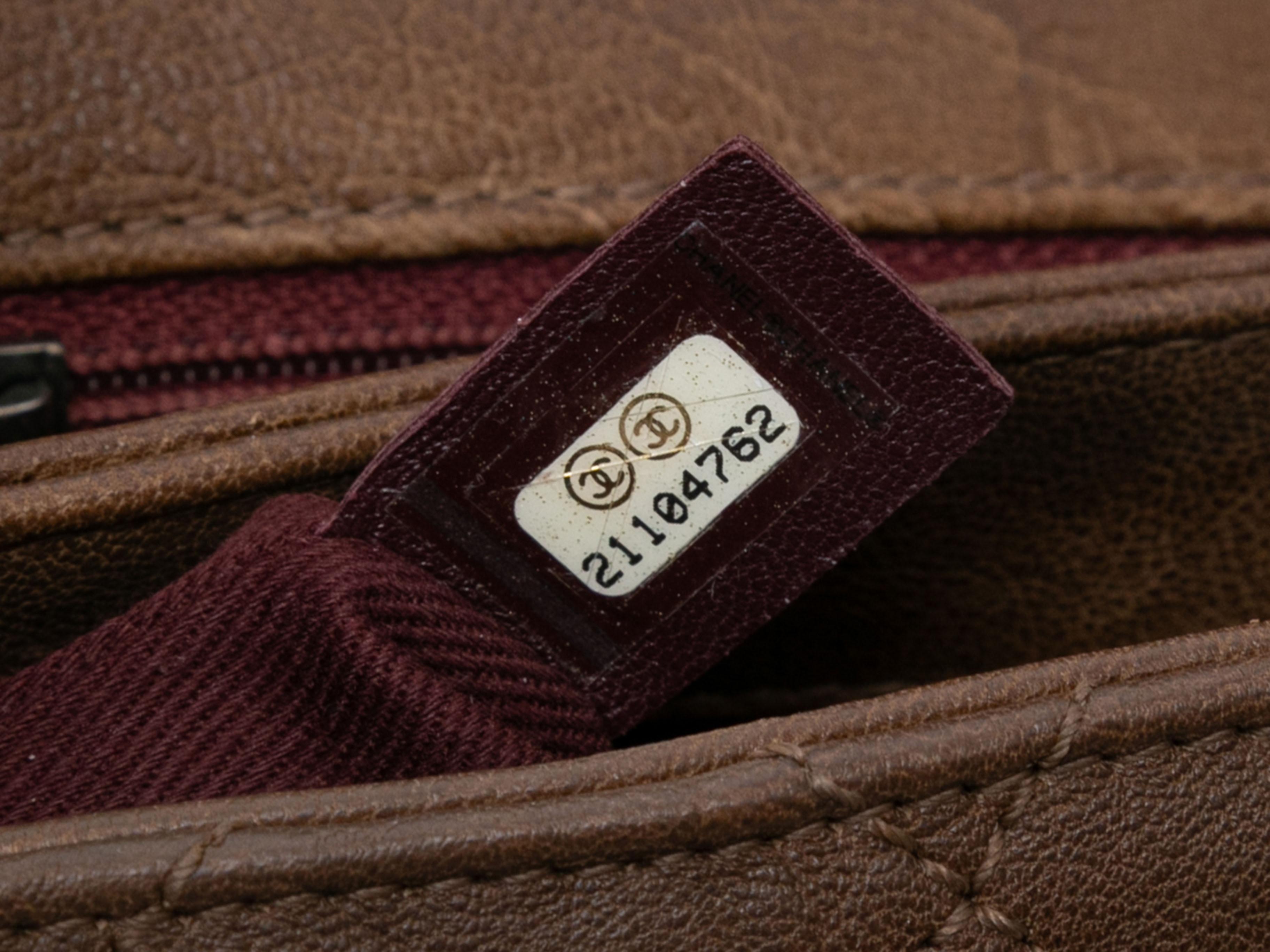 Brown Chanel 2015 Paris-Salzburg Collection Quilted Flap Bag For Sale 4