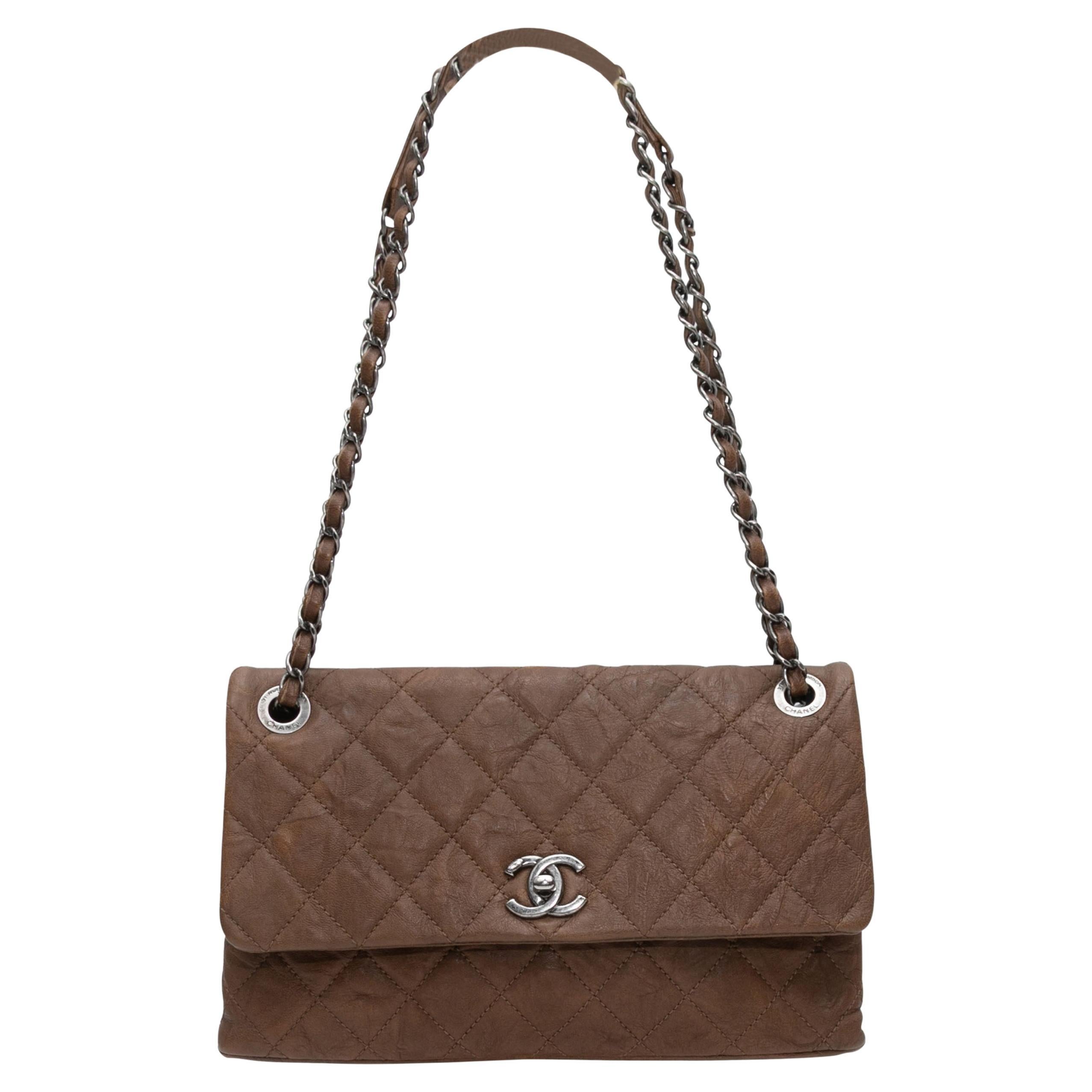 Brown Chanel 2015 Paris-Salzburg Collection Quilted Flap Bag