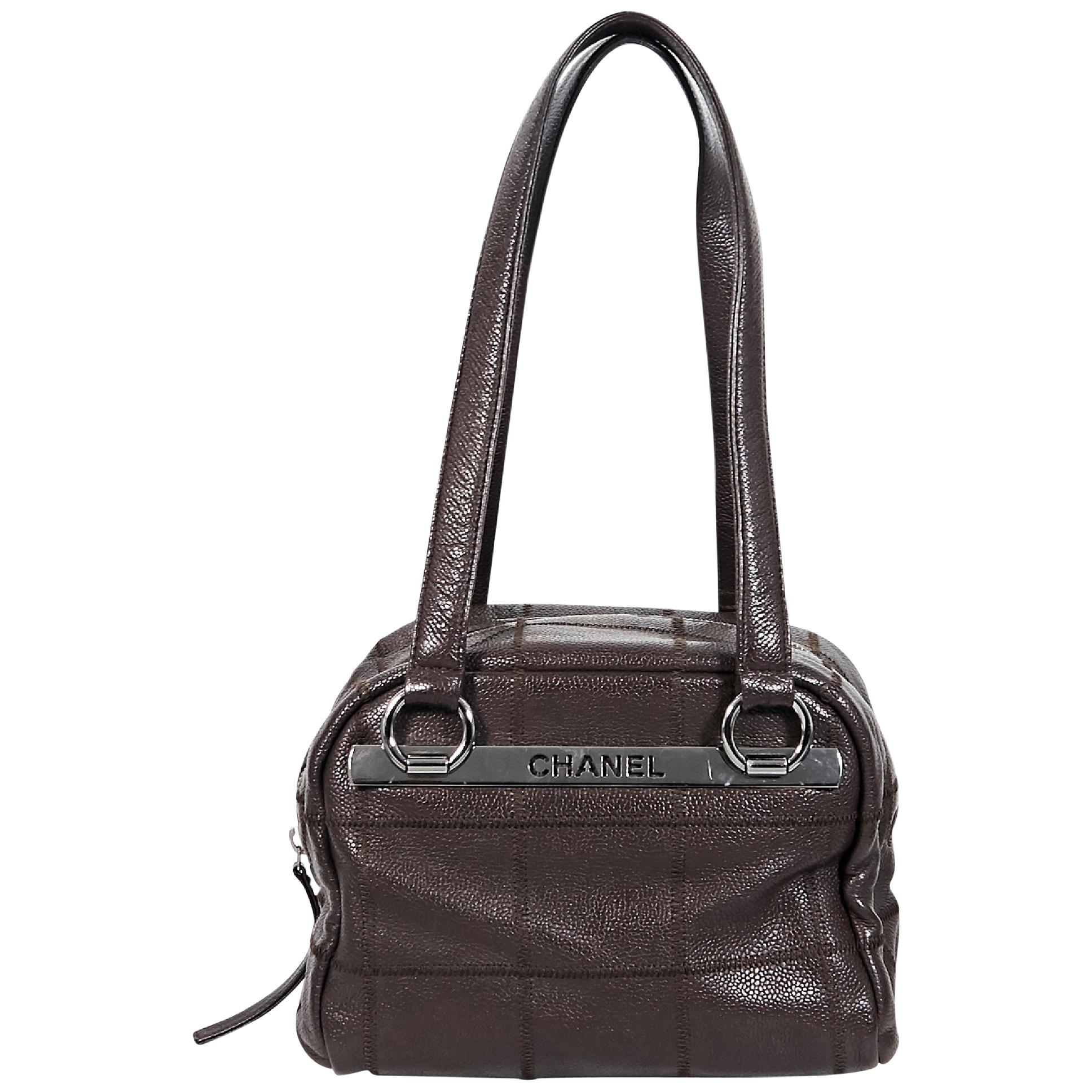 Brown Chanel Leather Shoulder Bag