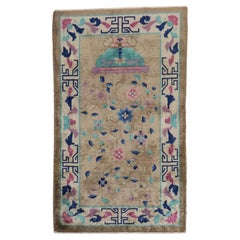 Brown Chinese Art Deco Rug