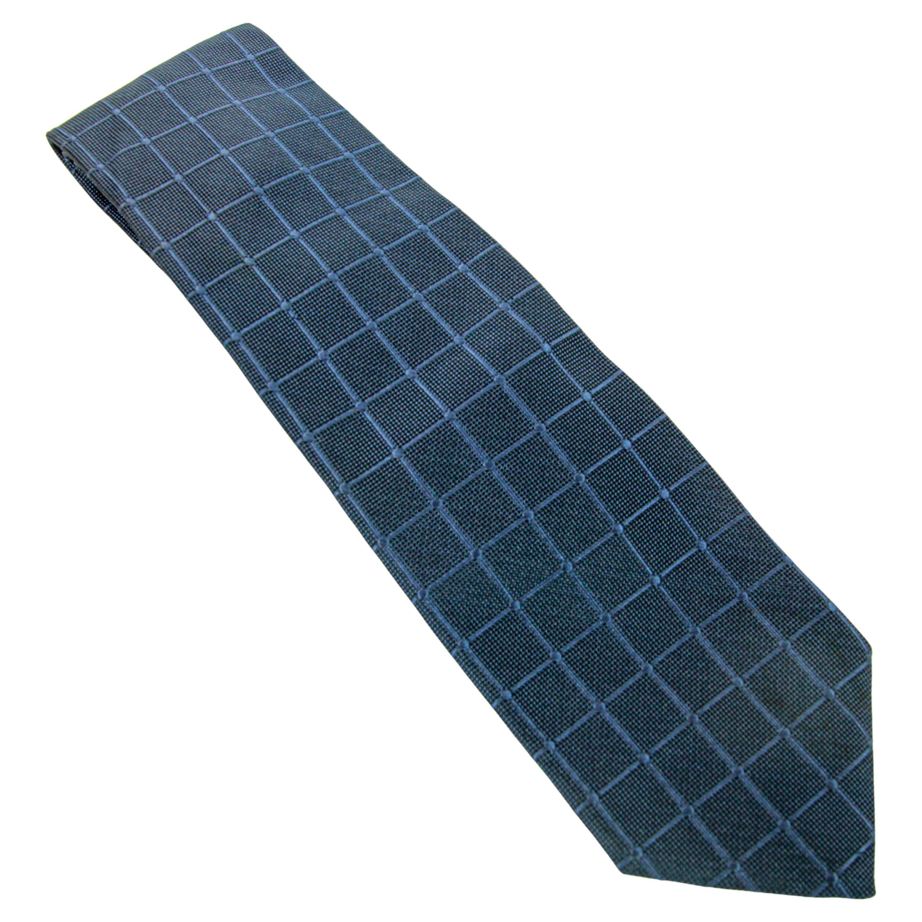 Brown & Church Vintage Blue Men's Tie Made in USA For Sale