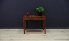 Brown Coffee Table Rosewood Tiles Danish Design Vintage, 1960s