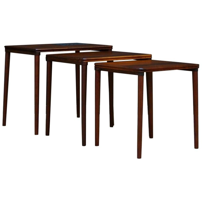 Brown Coffee Table Rosewood Vintage, 1960s Retro For Sale