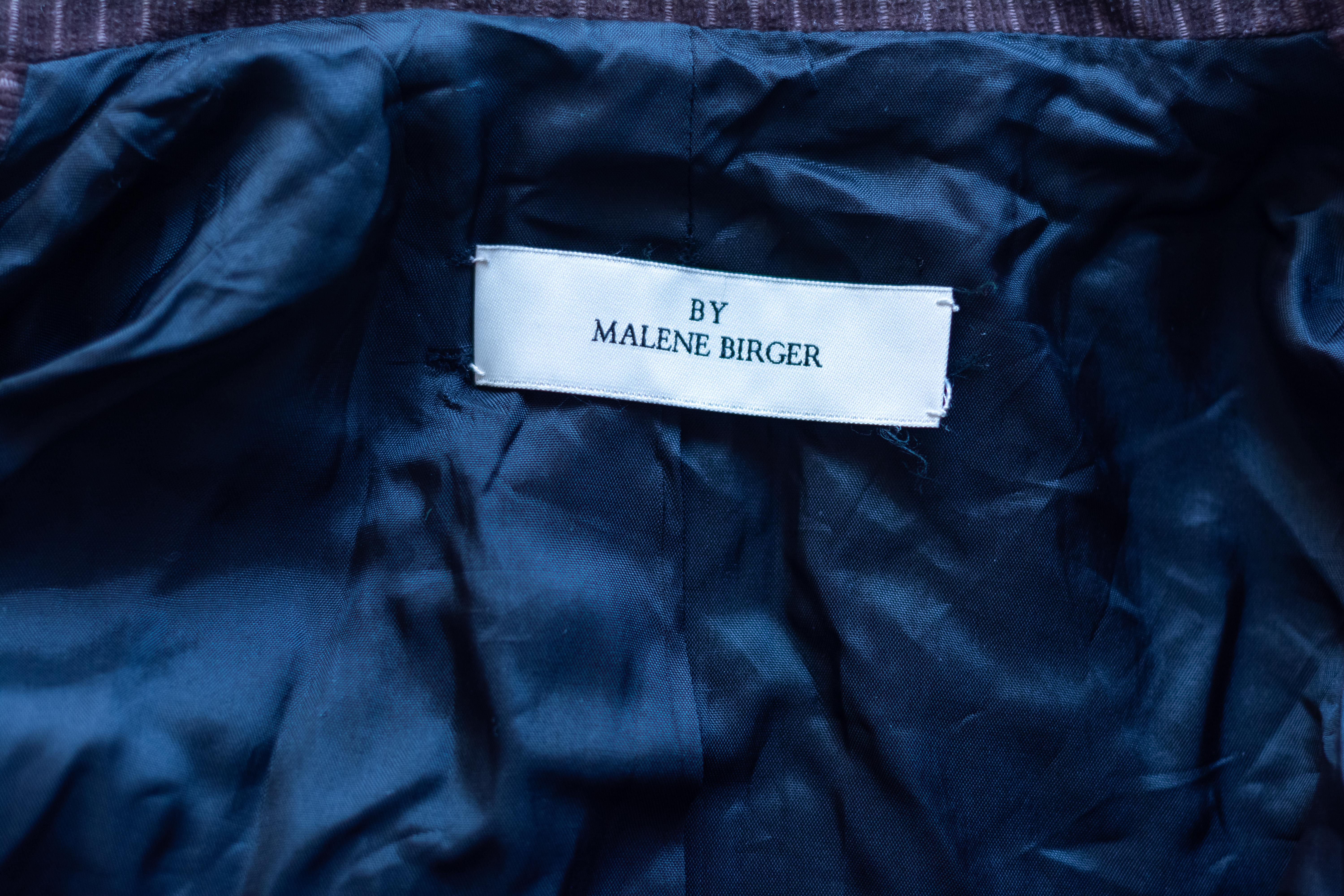 Brown Courdroy Blazer by Malene Birger In Good Condition For Sale In London, GB