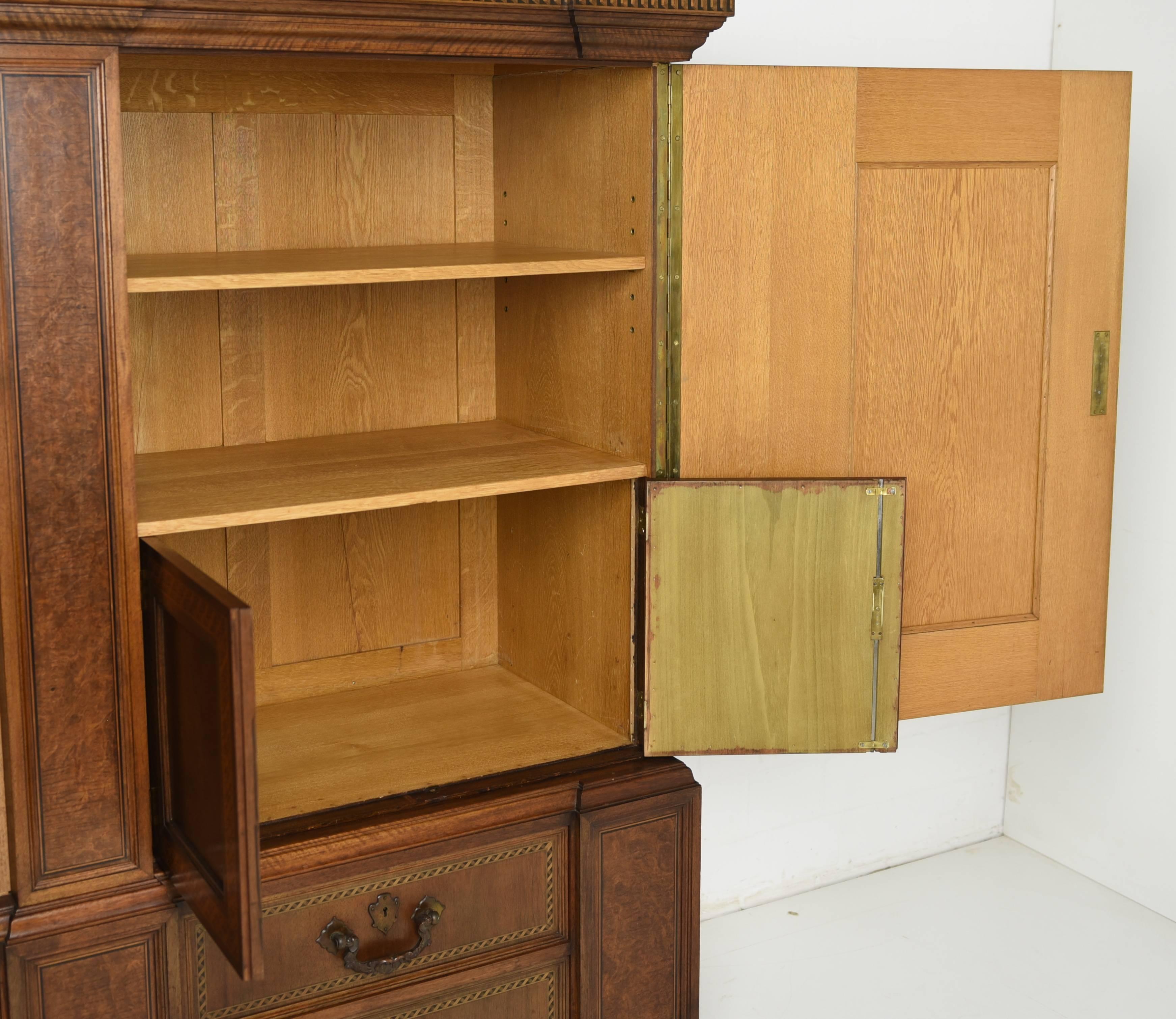 Early 20th Century Brown Cupboard Manufactured in Berlin from 1910